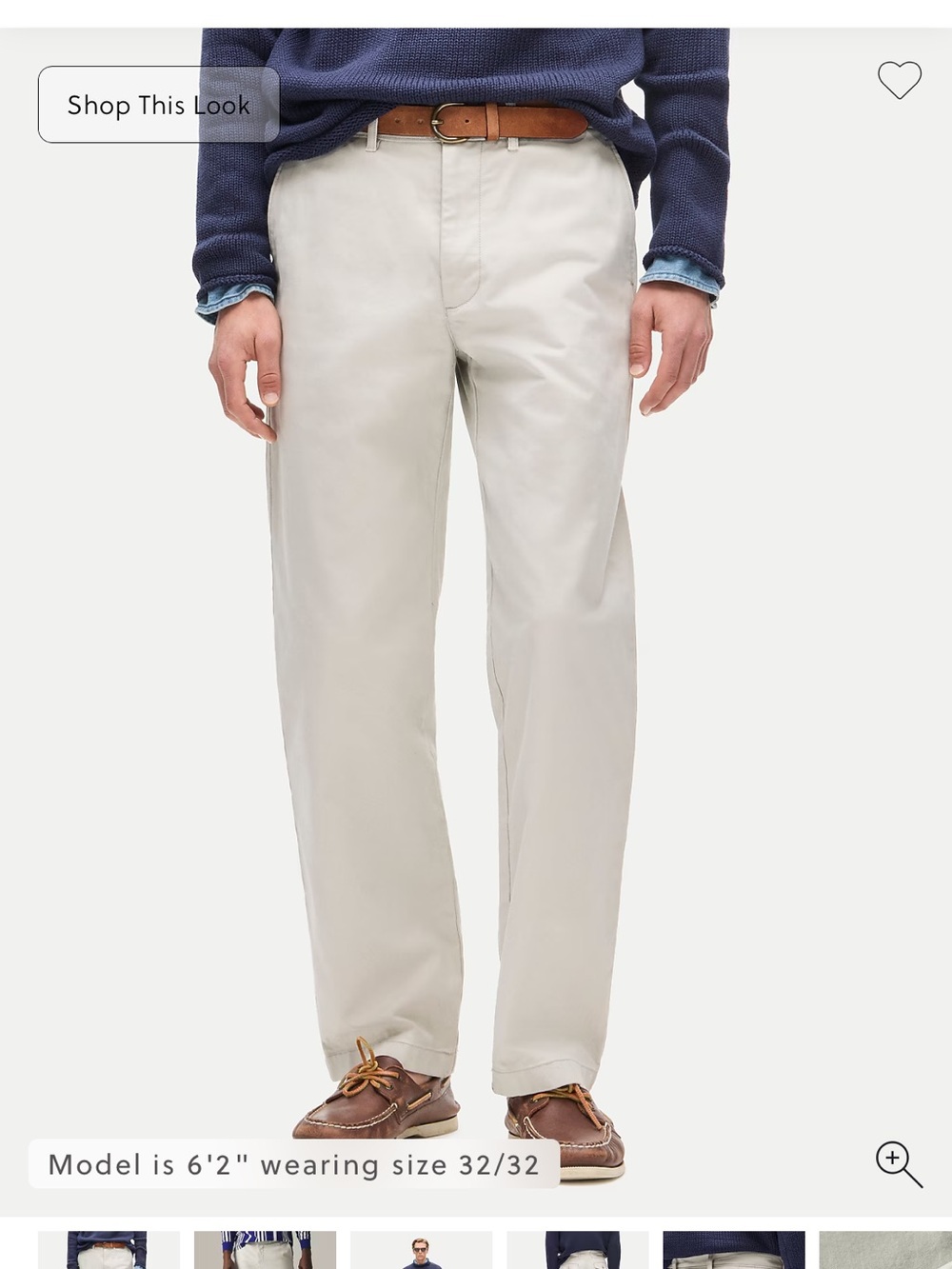 Men's J Crew Classic Chino Pant